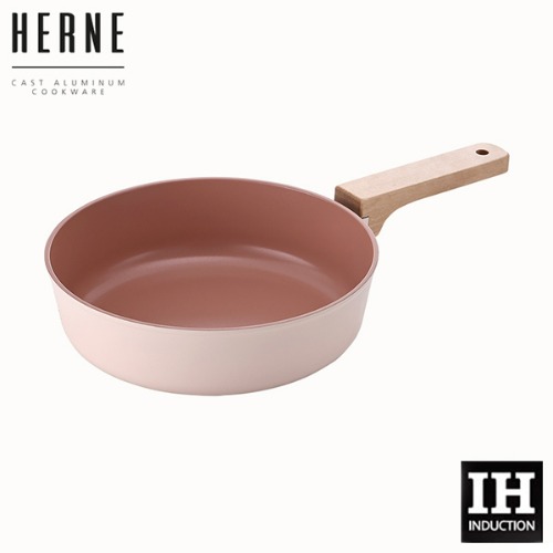 [네오플램] 헤르네 IH 웍(궁중팬) 24cm / 핑크베이지